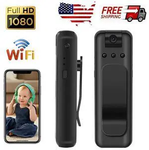 HD 1080P Body Camera Night Vision Voice Video Recording Mini Cam 128GB Support A
