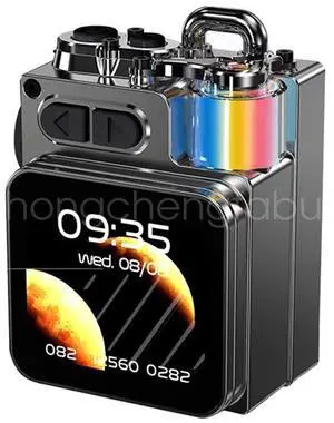 Portable Wireless Bluetooth Speaker with Smart LED Touch Screen Alarm Clock RGB