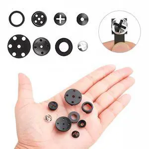 8pcs Mini Button DIY Pinhole Camera Lens Cover Suitable for Standard 8x8mm Lens