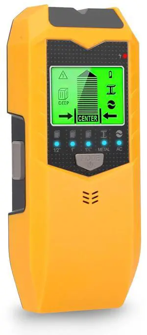 5 in 1 Digital Stud Finder Wood Metal Pipe Wire Wall Scanner Sensor LCD Detector