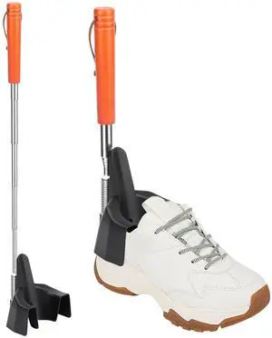 Portable Shoe Horn Long Handle Adjustable Shoe Helper for Men Women Seniors