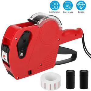 MX-5500 8 Digits EOS Price Tag Gun Labeler Marking w/ Sticker Labels Ink Roller