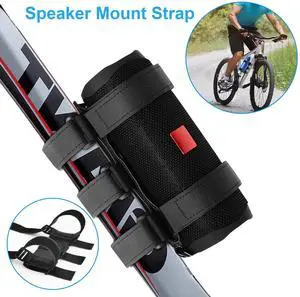 Portable Bike Speaker Mount Handlebar Sound Bar Bicycle Holder Straps Adjustable