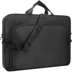 17in Water-Resistant Laptop Sleeve, Notebook Case Computer Bag w/ Shoulder Strap