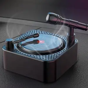 Car Air Freshener Perfume Diffuser Conditioner Clip Auto Fragrance Record Player