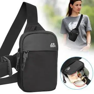 Men Women Sling Bag Cross Body Handbag Chest Shoulder Backpack Travel Waterproof
