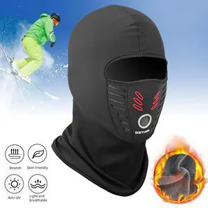 Outdoor Stretch Full Face Mask Summer Windproof Fleece Ski Bicycle Hood