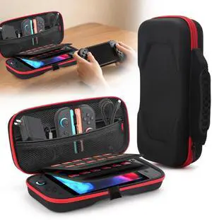 Carrying Case for Nintendo Switch 2 (2025)Portable Bag w/ 24 Game Cartridge Slot