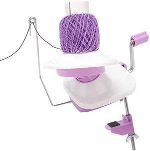 Portable Yarn Winder Manual Hand Operated Knitting Ball Winder with Suction Base