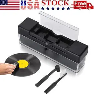 3in1 Vinyl Record Cleaning Brush Set Stylus Velvet Anti-static Cleaner Tool Kit