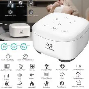 Sleep Aid White Noise Nature Sound Machine Sounds Sleeping Machine Therapy Relax