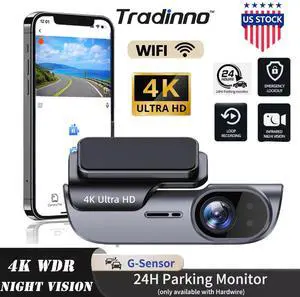 4K Dash Cam Recorder Car Camera DVR Vehicle Video G-Sensor WIFI Parking Monitor