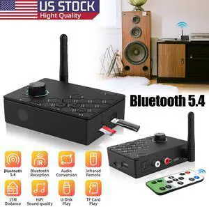 2-in-1 Bluetooth Transmitter Receiver V5.4 AUX Adapter for TV/Car/PC/MP3 Player