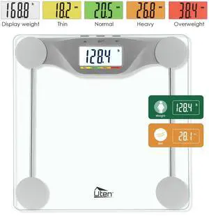 Smart Scale for Body Weight Digital Bathroom Scale BMI Bluetooth Body Fat Scale