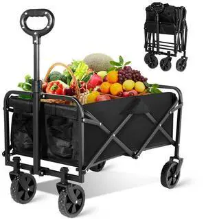 Heavy Duty Wagon Cart Garden Cart Beach Cart Beach Wagon Collapsible Wagon