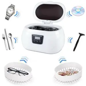 Jewelry Cleaning Machine Ultrasonic Cleaner Watch Glasses Digital Sonic Cleaning