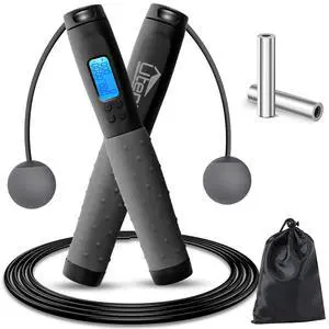 Skipping Rope W/Counter Professional Skipping Rope Children Adults Sport Fitness