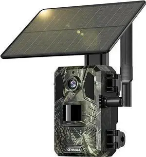4G LTE Trail Cameras 3rd Gen Live Streaming Camera - GREEN CAMO