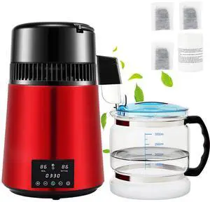 4L Water Distiller Distilled Water Machine Air Still w/ Timing Dual Temp