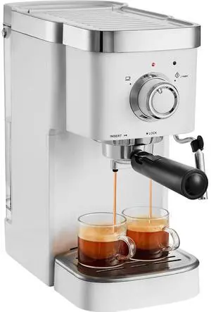 Espresso Coffee Machine 15Bar Semi-Automatic Espresso Maker & Milk Frother