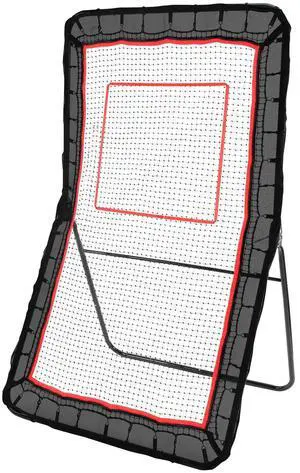 4x7ft Lacrosse Baseball Rebounder Softball Bounce Pinchback Net