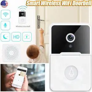 Smart WiFi Video Doorbell Wireless Door Bell Phone Ring Intercom Security Camera