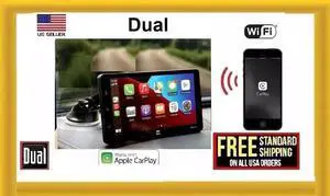 Dual car Dash Mount 7" inch Touchscreen Wireless CarPlay & Android