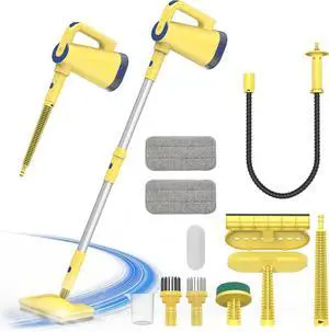 6 in 1 Steam Cleaner Vacuum Mop Wet Dry Vacuum Cleaner for Hard floor Water Tank