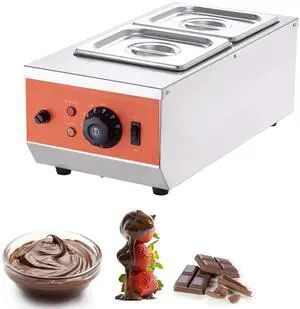 Chocolate Tempering Machine Chocolate Melting Pot 9 Lbs 2 Tanks