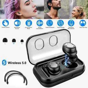 Touch Control Mini True Wireless Earbuds Twins Earphone Headset Headphone IPX4
