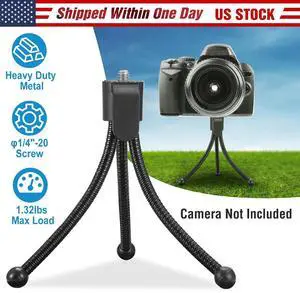 Digital Lightweight Mini Tripod Clip Stand Holder Mount For Camera Video Photo