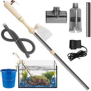 Electric Aquarium Vacuum Gravel Cleaner Adjustable Automatic Fish Tank Cleaner