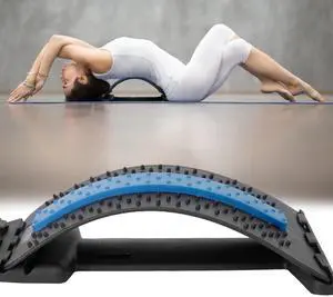 Adjustable Back Support Stretcher Extender Posture Massager Lumbar