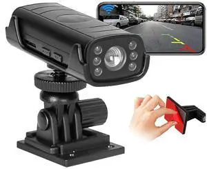 Car Truck Wireless Camera Reverse Hitch Guide Camera Vehicle Backup Rechargeable