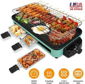 1500W Electric Grill Outdoor Grill Net Removable Party Outdoor Plate Dishwasher 1500W Electric Grill Outdoor Grill Net Removable Party Outdoor Plate Dishwasher