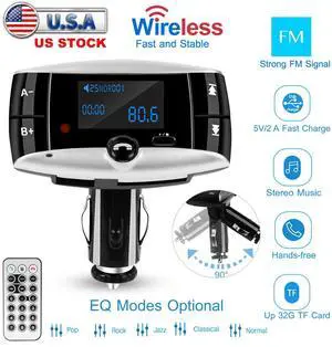 Wireless FM Transmitter Modulator Car Kit MP3 Player SD USB LCD Remote Wireless FM Transmitter Modulator Car Kit MP3 Player SD USB LCD Remote