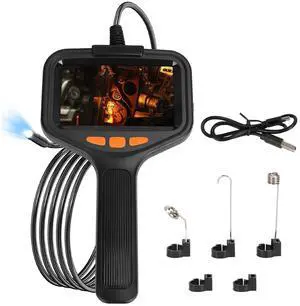 4.3" Inspection Camera with Light Articulating Borescope Endoscope Camera IP67