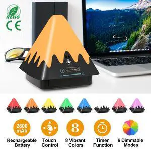 LED Table Night Light Desk Bed Lamp 7 Colors Change Gesture or Touch Control USB