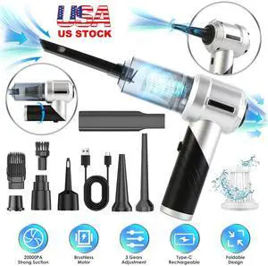 Car Vacuum Cleaner Handheld Vacuum Cleaner Air Duster Blower for Car Auto Office