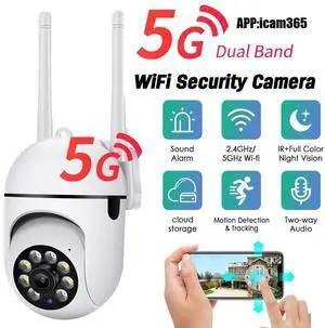 HD 1080P Wireless Security Camera System Outdoor Home 5G Wifi Night Vision Cam