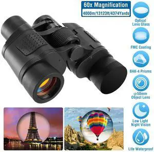 80x50 High-Power Binoculars with BAK-4 Prism & FMC Lens Low Light Night Vision