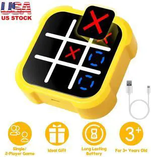 Tic Tac Toe Bolt Game 3 In 1 Electric Puzzle Game Portable Kids Educational Toy