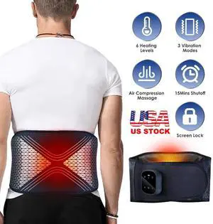 Cordless Portable Heating Pad for Back Pain Relief Lower Back Massager with Heat Cordless Portable Heating Pad for Back Pain Relief Lower Back Massager with Heat