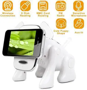 Wireless Speaker FM Radio Stereo Bass USB Micro SD Player