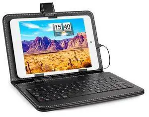 7.9" Inch Micro USB Keyboard Keypad Leather Stand Case Cover For Tablet PC USA 7.9" Inch Micro USB Keyboard Keypad Leather Stand Case Cover For Tablet PC USA