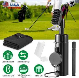 Portable Golf Groove Sharpener Nylon Bristles Golf Club Cleaning Accessories