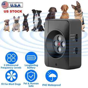 3 Modes Dog Anti Barking Device Ultrasonic Barking Control Sonic Bark Deterrent