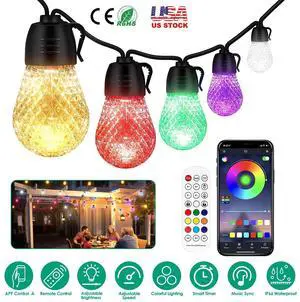 Colorful LED String Lights for Birthday Party Wedding Christmas Wireless Remote