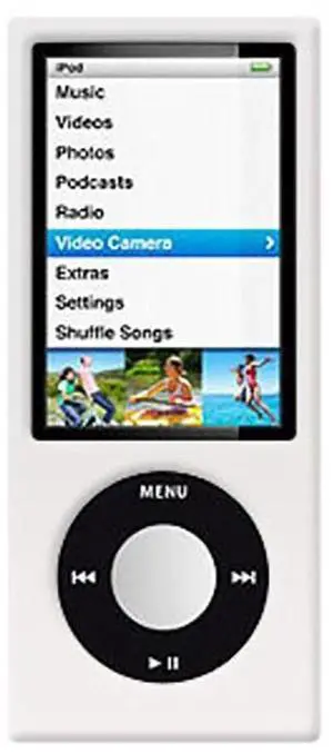 Polished Snap-On Crystal Hard Case Cover Fit For iPod Nano 5th Gen - White Polished Snap-On Crystal Hard Case Cover Fit For iPod Nano 5th Gen - White