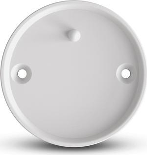 Linxura Wall Mount - Magnetic Holder Smart Device Controller- Wall-Mounted Magnetic Dock with 3M Self-Adhesive Tape & Mounting Screws Included - Quick & Easy Installation - Snow Pearl